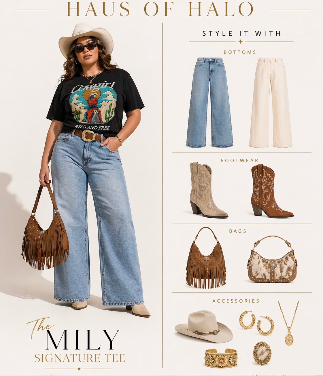 Mily Signature Tee Curve