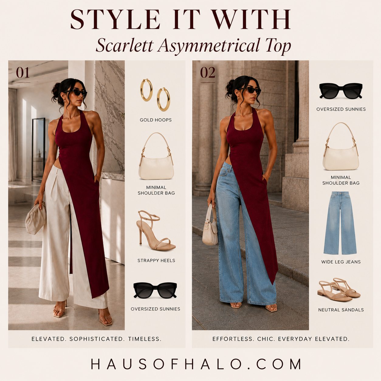 00 Scarlett Asymmetrical Top