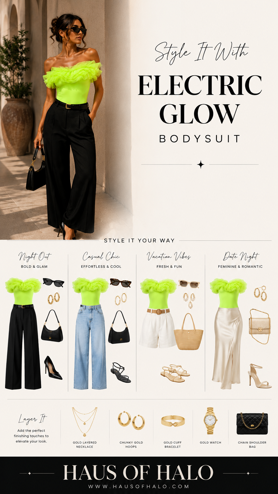 Electric Glow Bodysuit