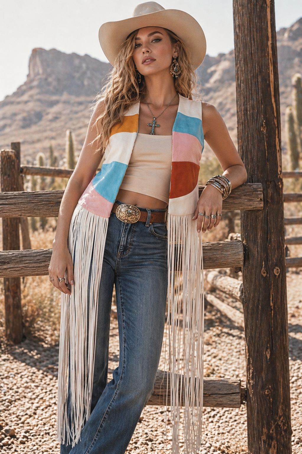 Desert Muse Fringe Vest