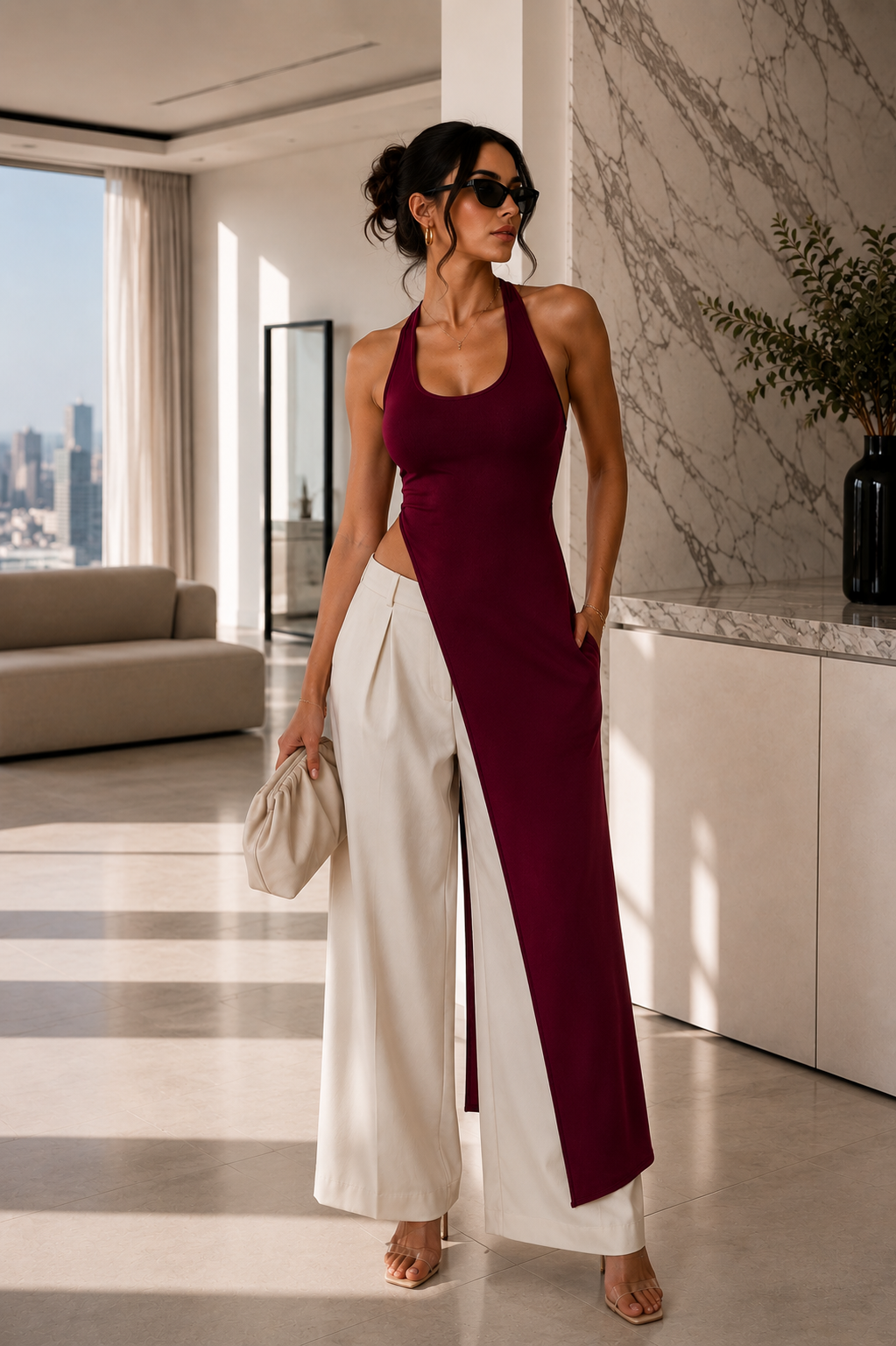 00 Scarlett Asymmetrical Top