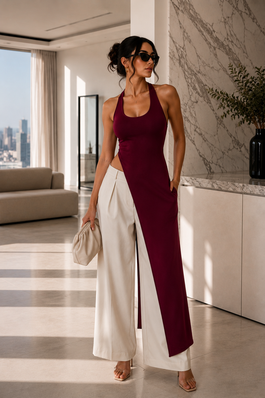 00 Scarlett Asymmetrical Top