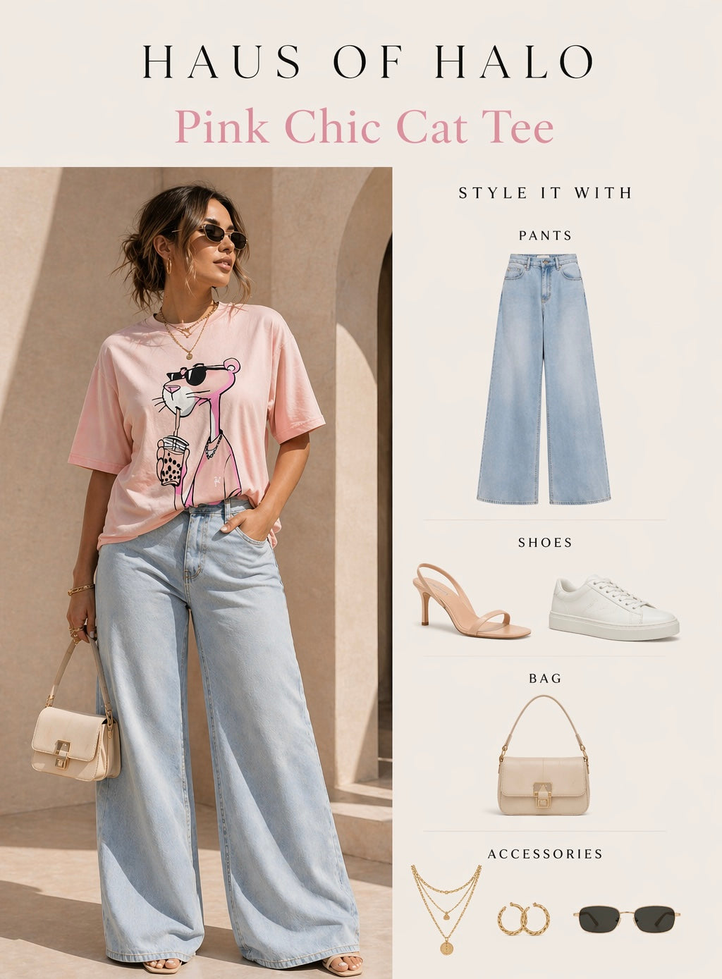 Pink Chic Panther Tee