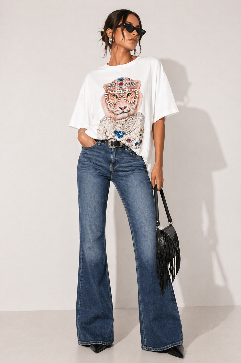 04 Jeweled Tiger Icon Tee