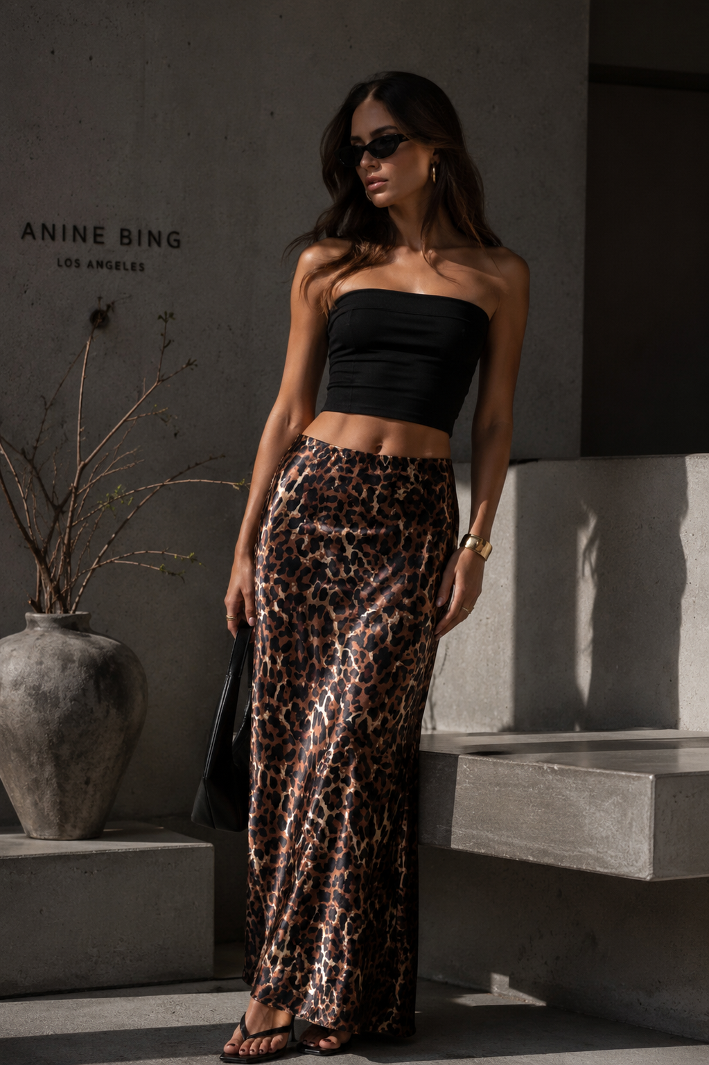 Arabella Satin skirt