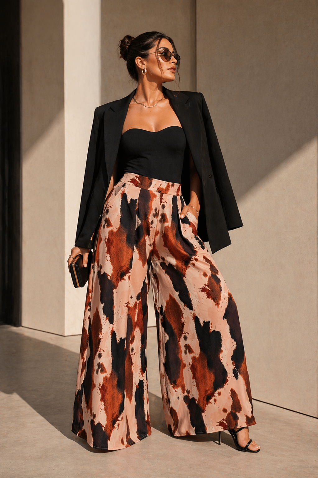 Bold Cow Elegance Palazzo