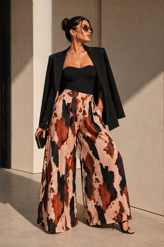 Bold Cow Elegance Palazzo
