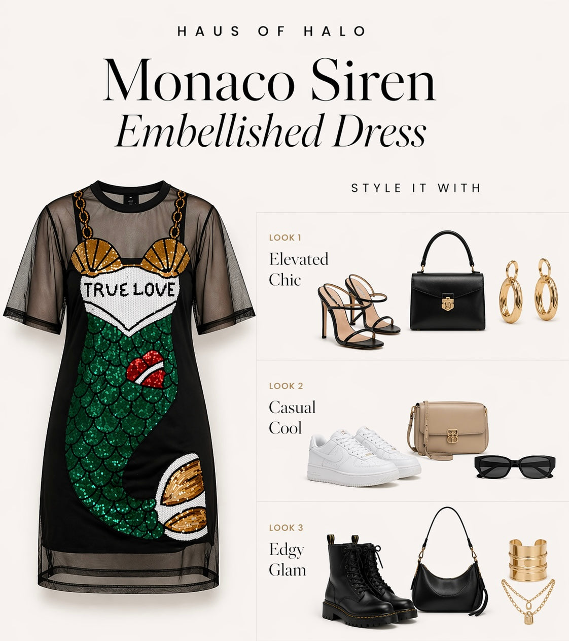Monaco Siren Embellished