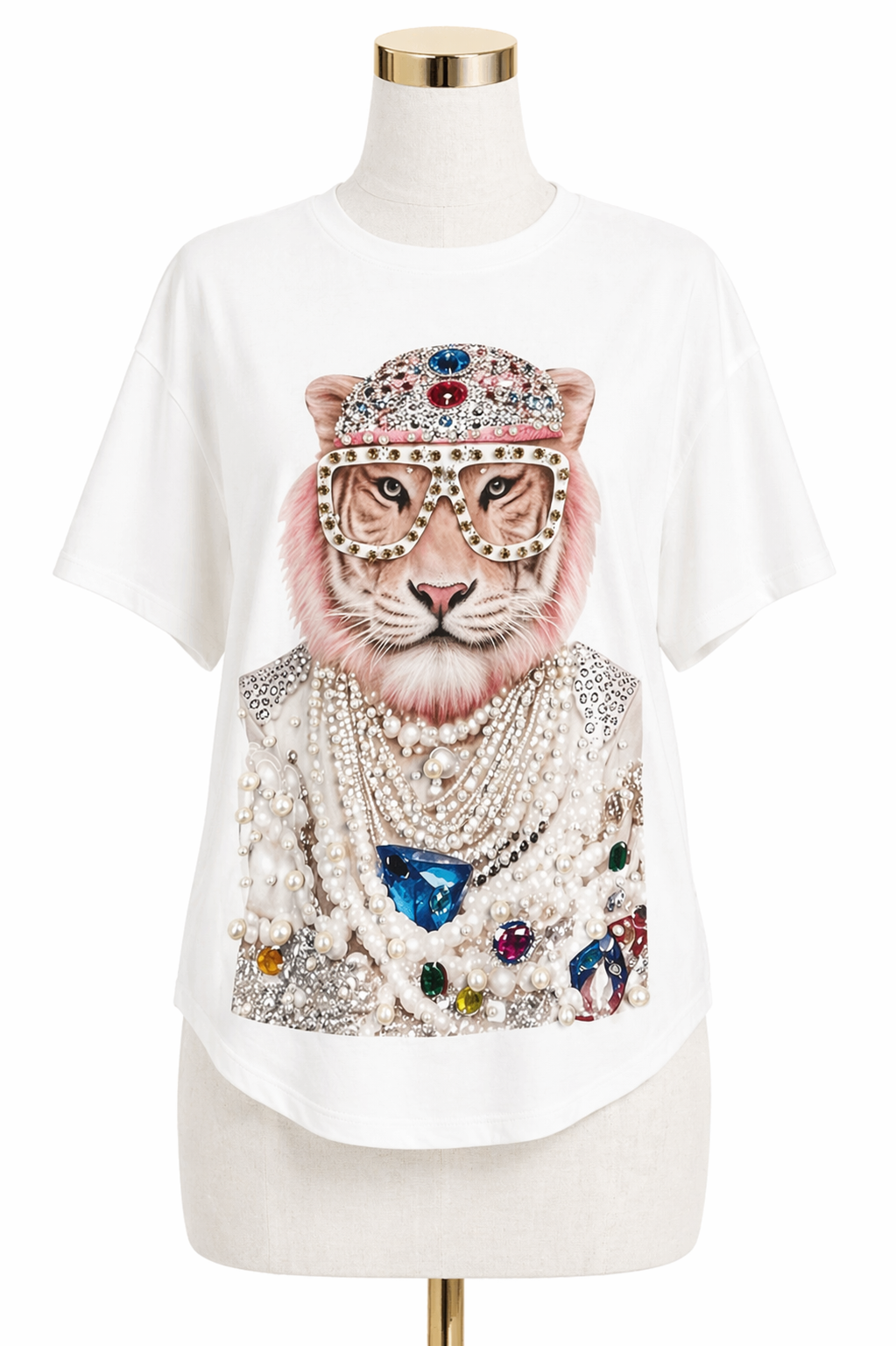 04 Jeweled Tiger Icon Tee