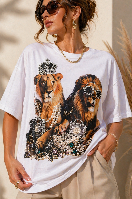 Crystal Lions Oversized