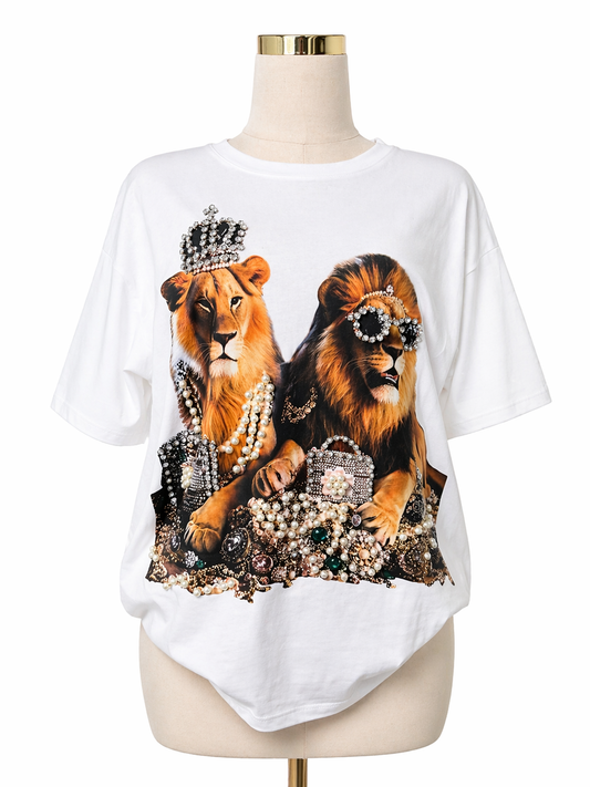 Crystal Lions Oversized