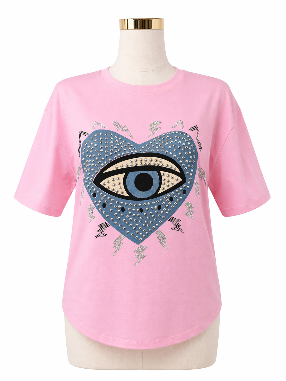 Evil Eye Crystal Tee