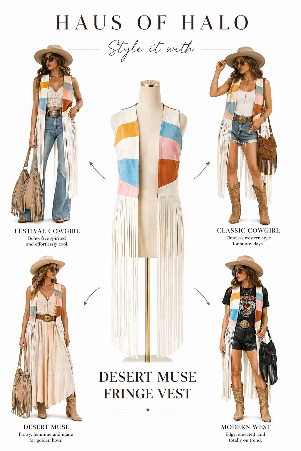 Desert Muse Fringe Vest