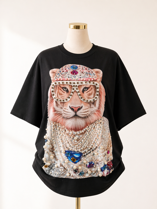04 Jeweled Tiger Icon Tee