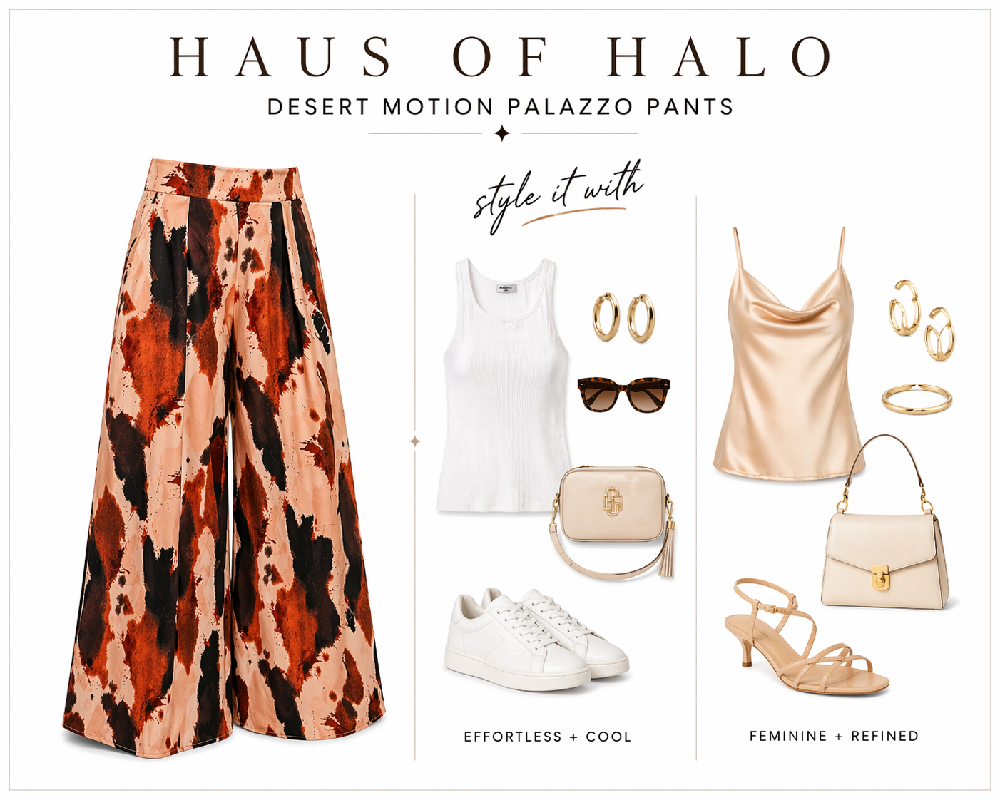 Bold Cow Elegance Palazzo