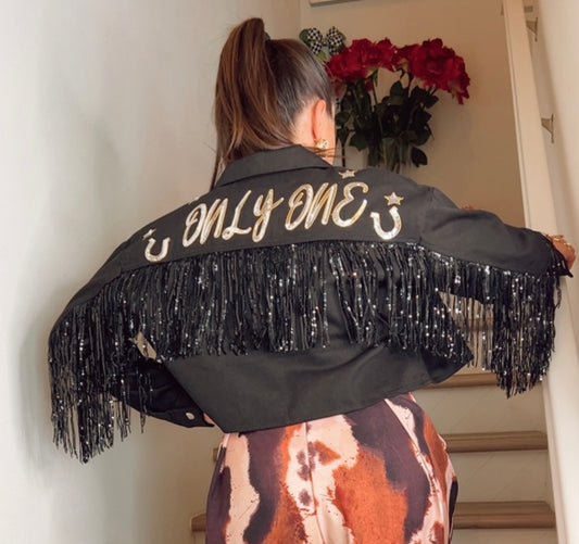 Cowgirl glitz & Sass Black Jacket