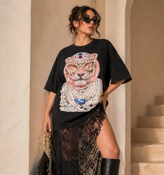 04 Jeweled Tiger Icon Tee