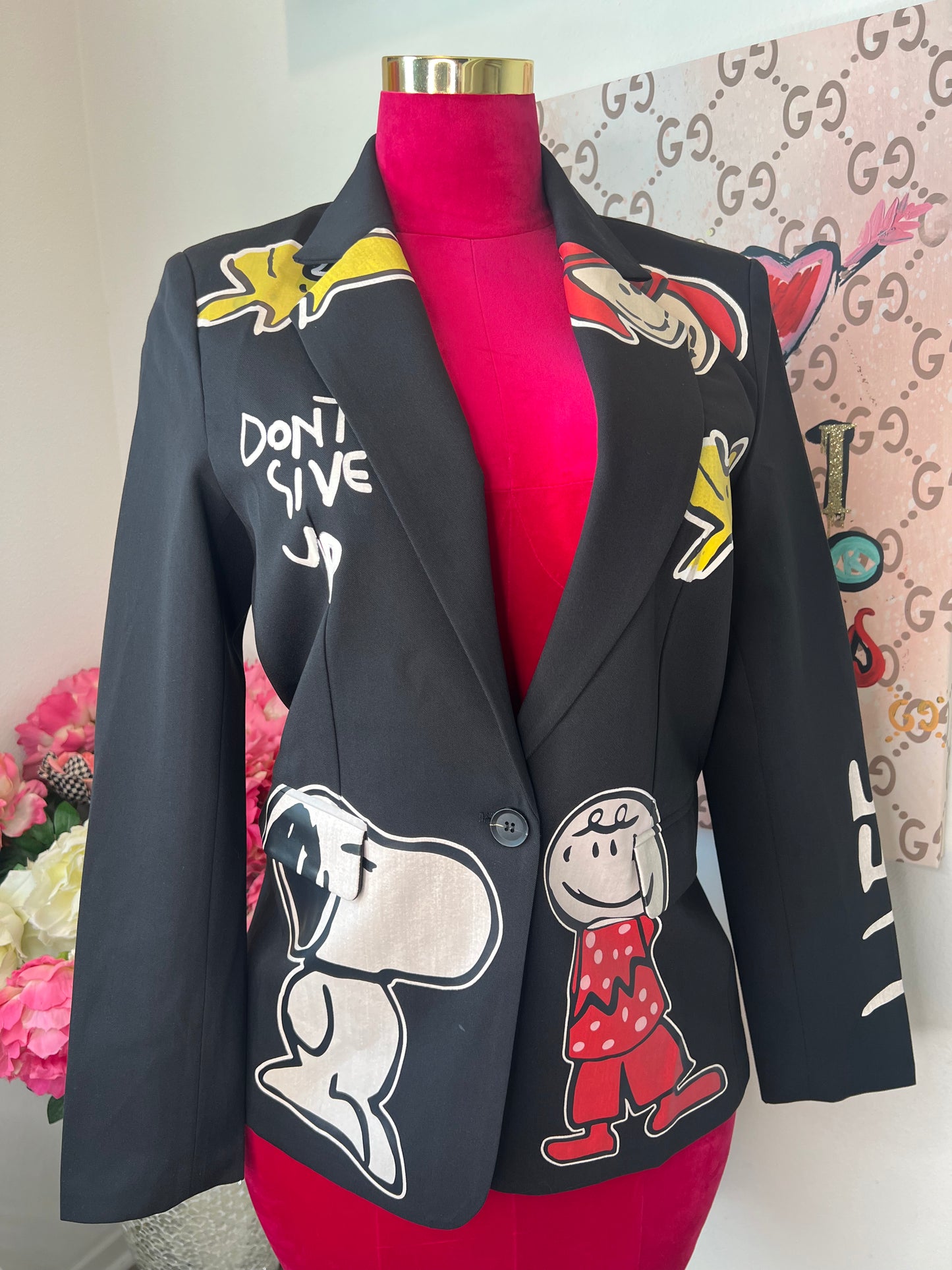 Don’t give up Snoopy Blazer