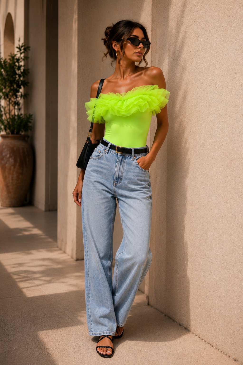 Electric Glow Bodysuit